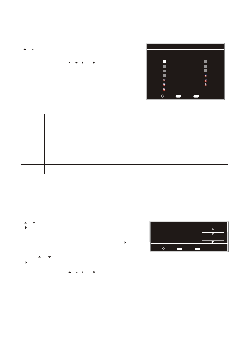 Setting parental control, Canadian french rating steup, Advanced rating steup | Continued) | Sanyo AVL-263 User Manual | Page 29 / 44