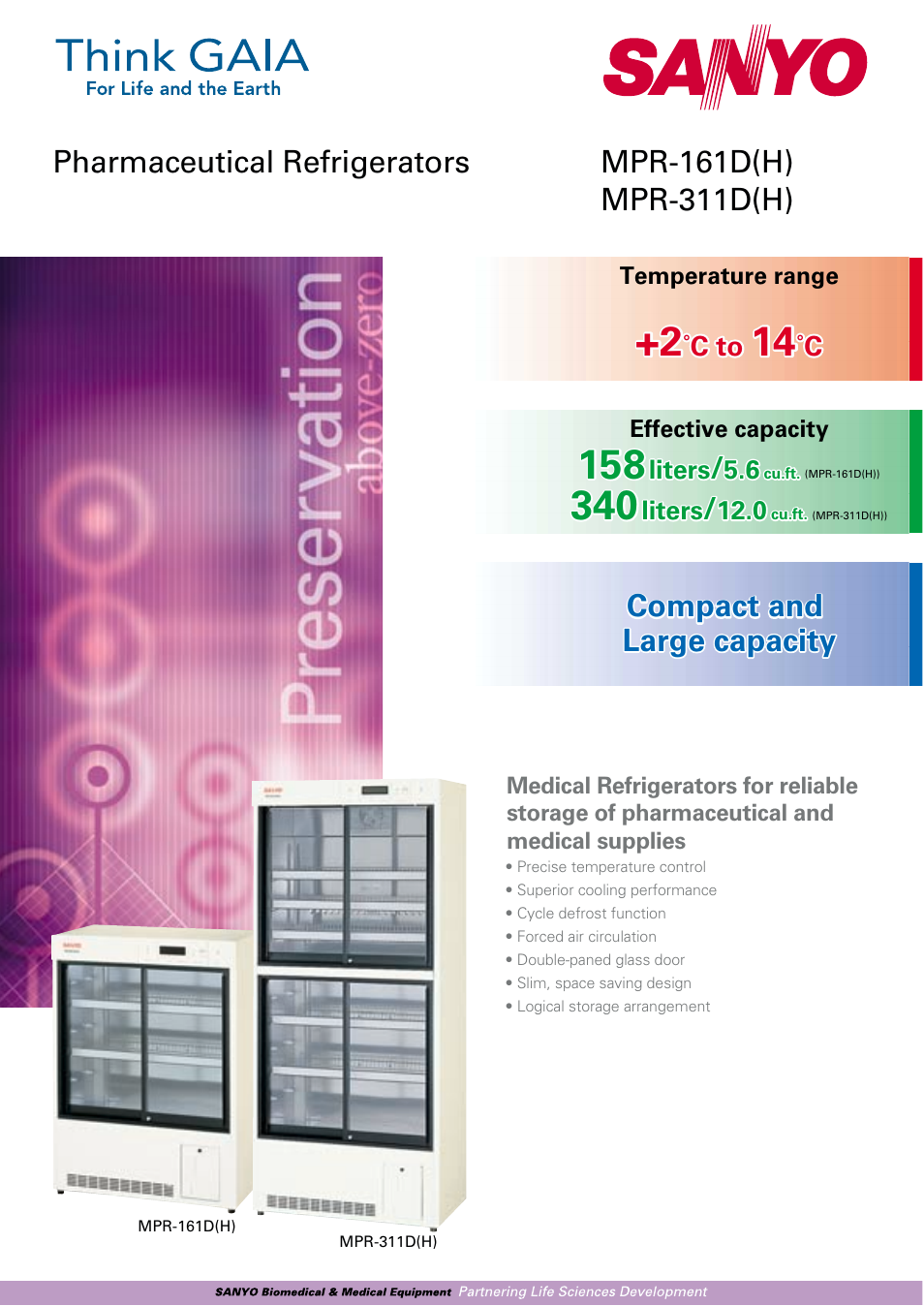 Sanyo MPR-161D(H) User Manual | 2 pages