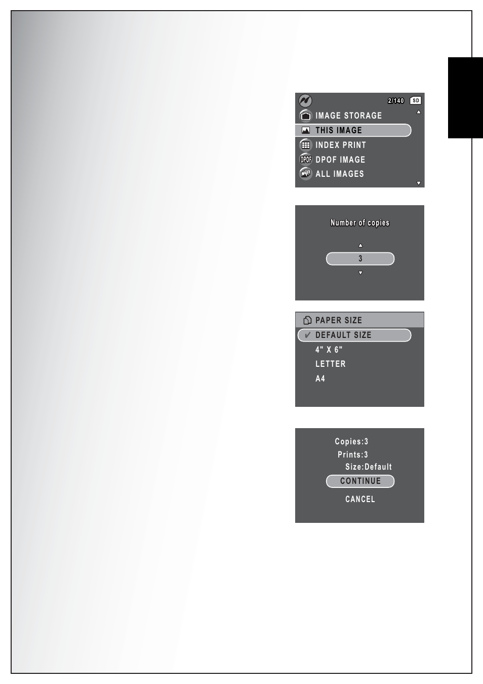 This image, English | Sanyo Xacti VPC-E870 User Manual | Page 55 / 62