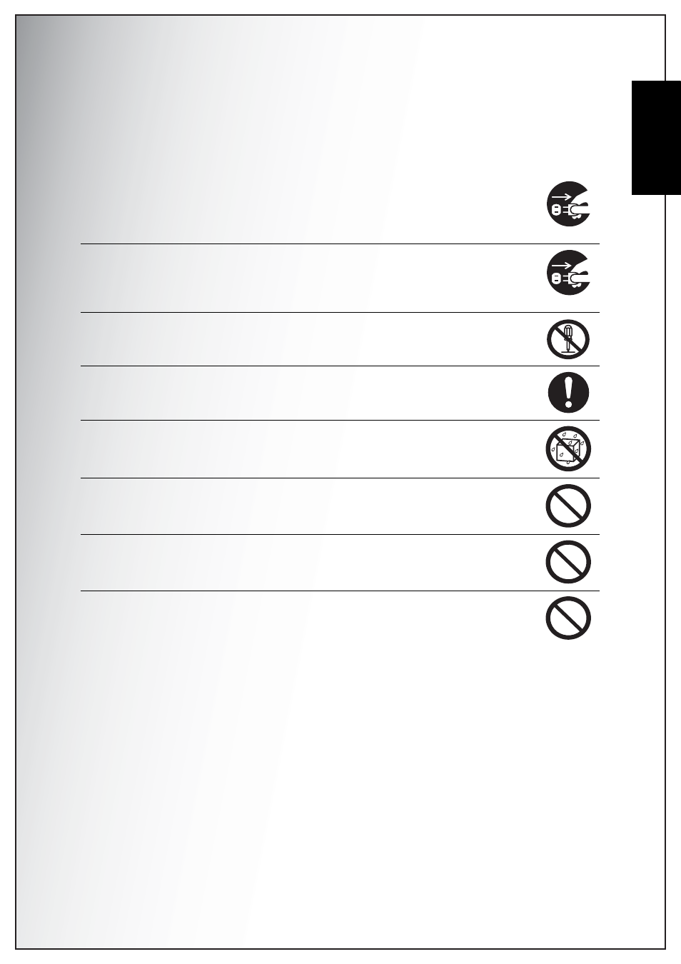 Safety instructions, Warning, English | Sanyo Xacti VPC-E870 User Manual | Page 9 / 62