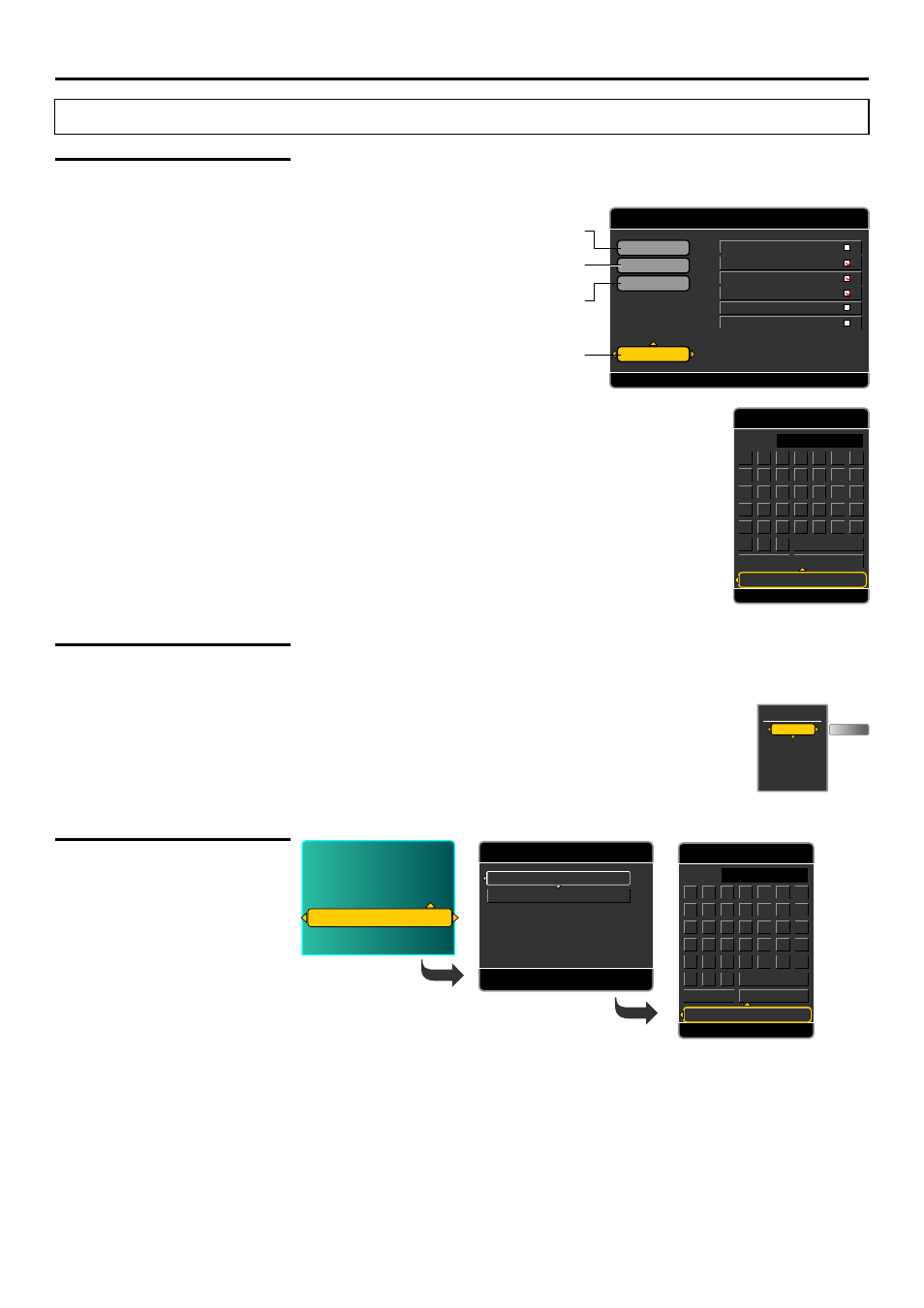 Adjusting menu options, Setting favorite channels, Setting channels | Using the favorite button, Editing channel name, Rename favorite channels list, Fav 2 sports, Change name | Sanyo AVP-429 User Manual | Page 32 / 57