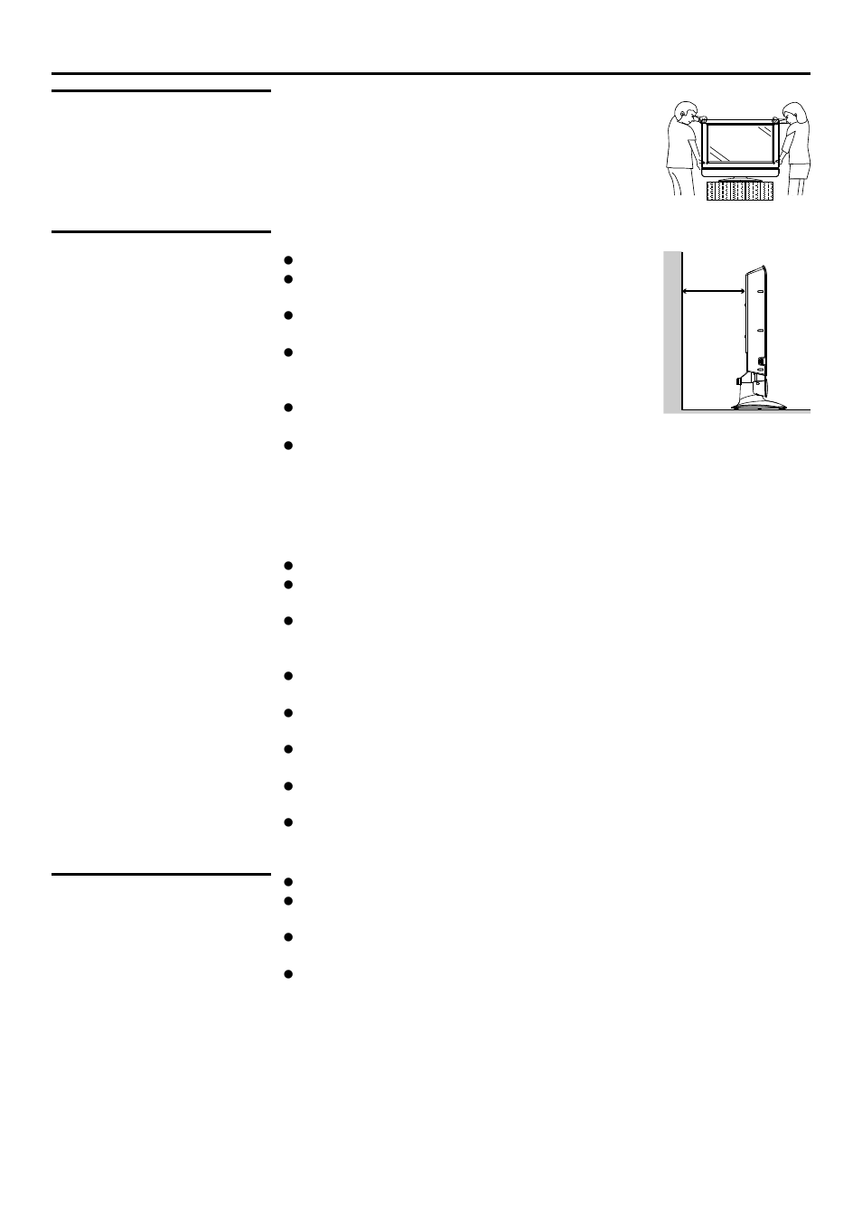 Introducing the tv, Remove the tv from the box, Installing the tv | Carrying or moving the tv | Sanyo AVP-429 User Manual | Page 7 / 57