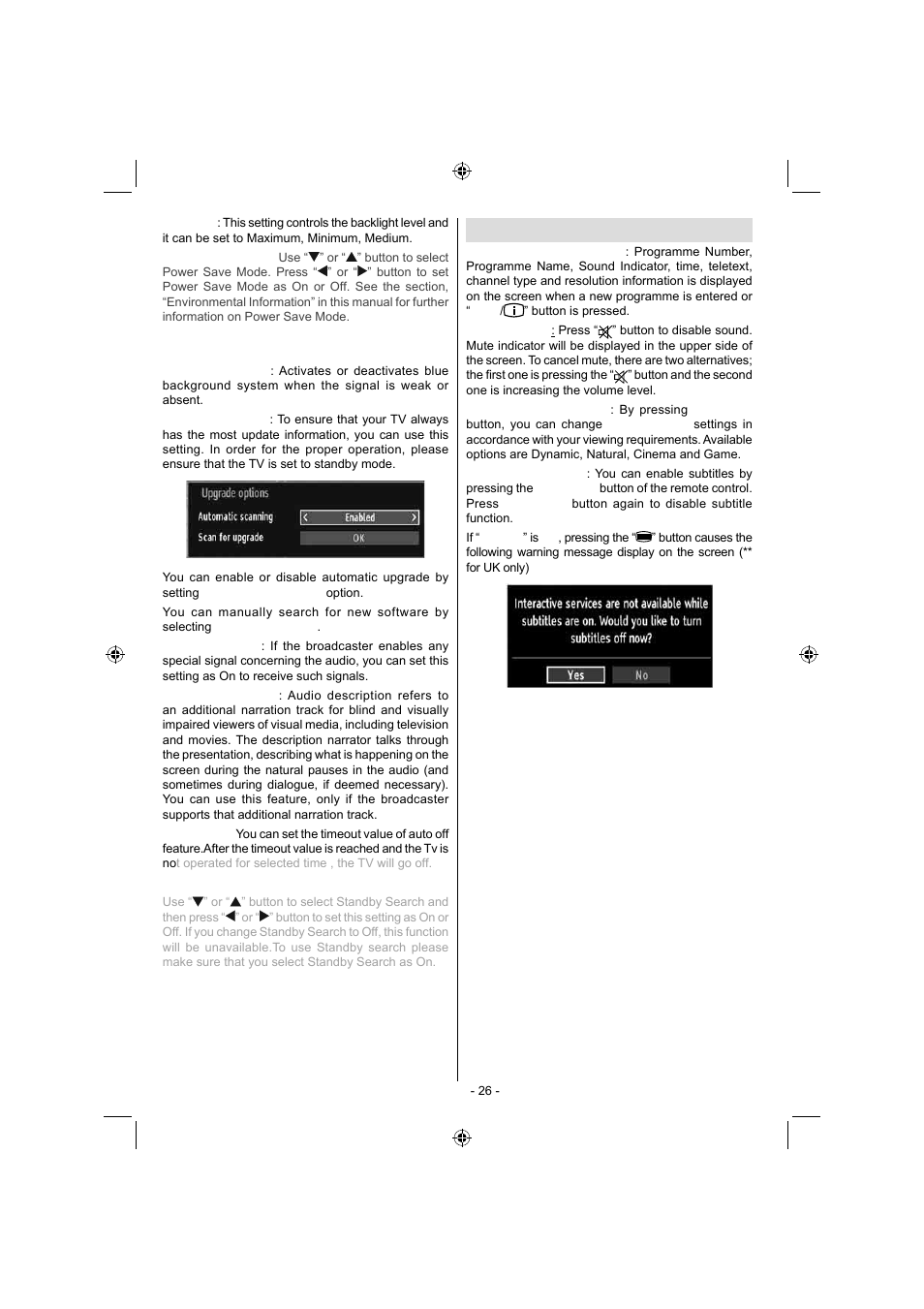 Other features | Sanyo CE32LD17E-B User Manual | Page 27 / 34