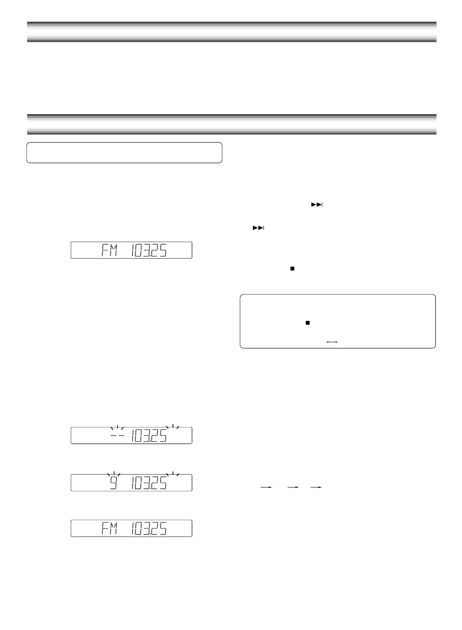 Listening to the radio, Listening to other sources, Automatic/manual tuning | Listening to preset stations, When beat interference is heard, Listening to fm stations with rds | Sanyo DC-TS750 User Manual | Page 22 / 28