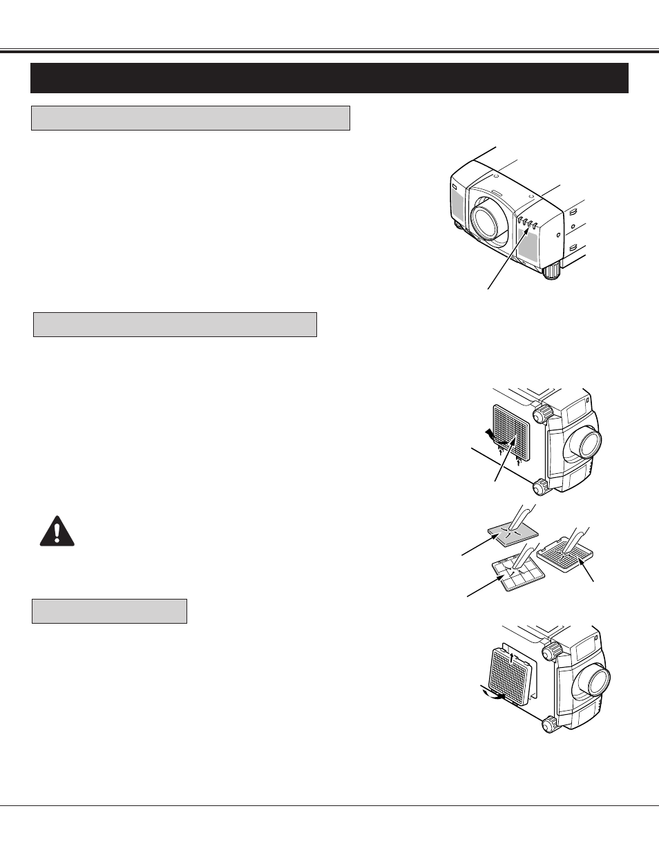 Appendix, Maintenance | Sanyo PLC-XF10NL User Manual | Page 53 / 58