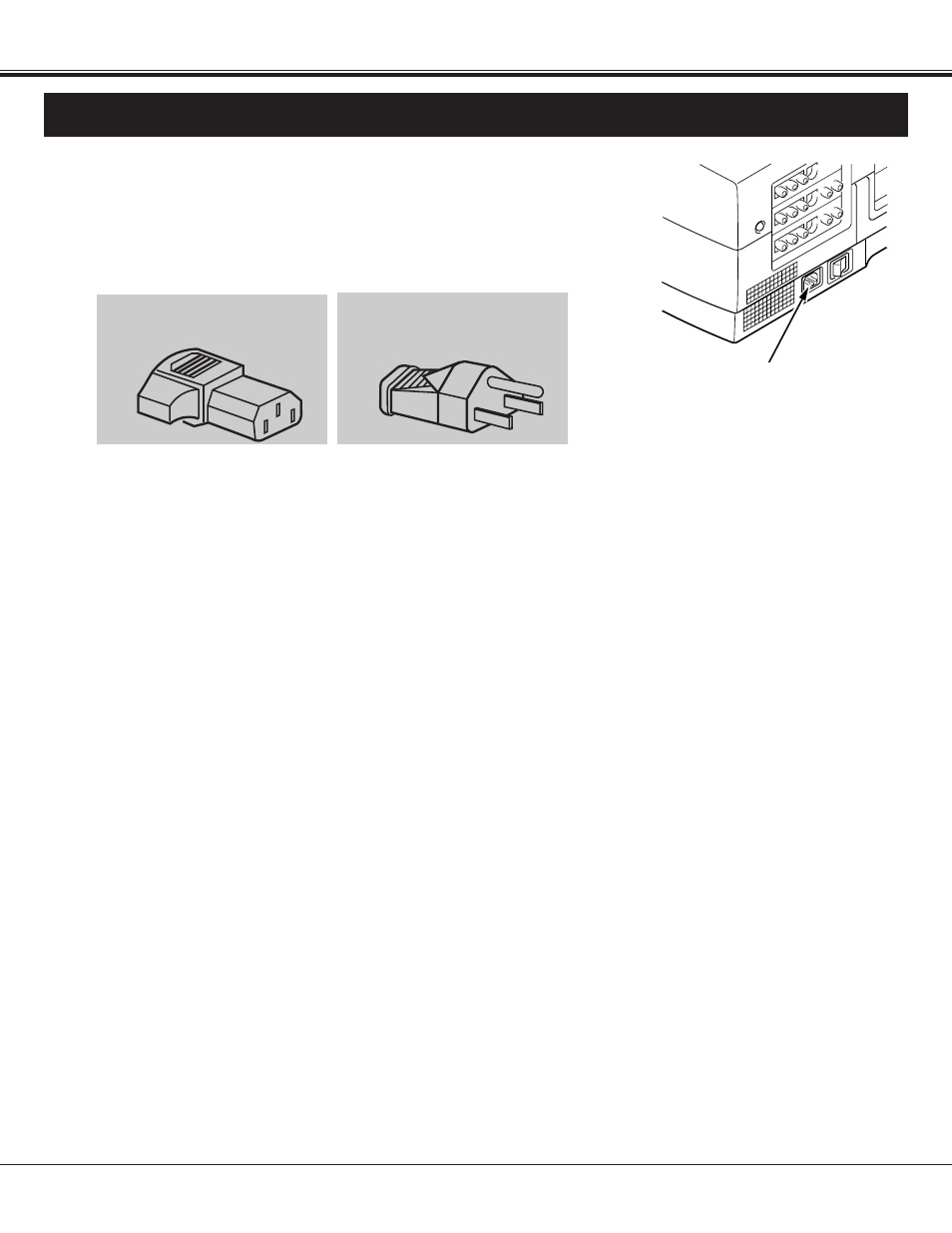 Power requirements | Sanyo PLC-XF10NL User Manual | Page 9 / 58