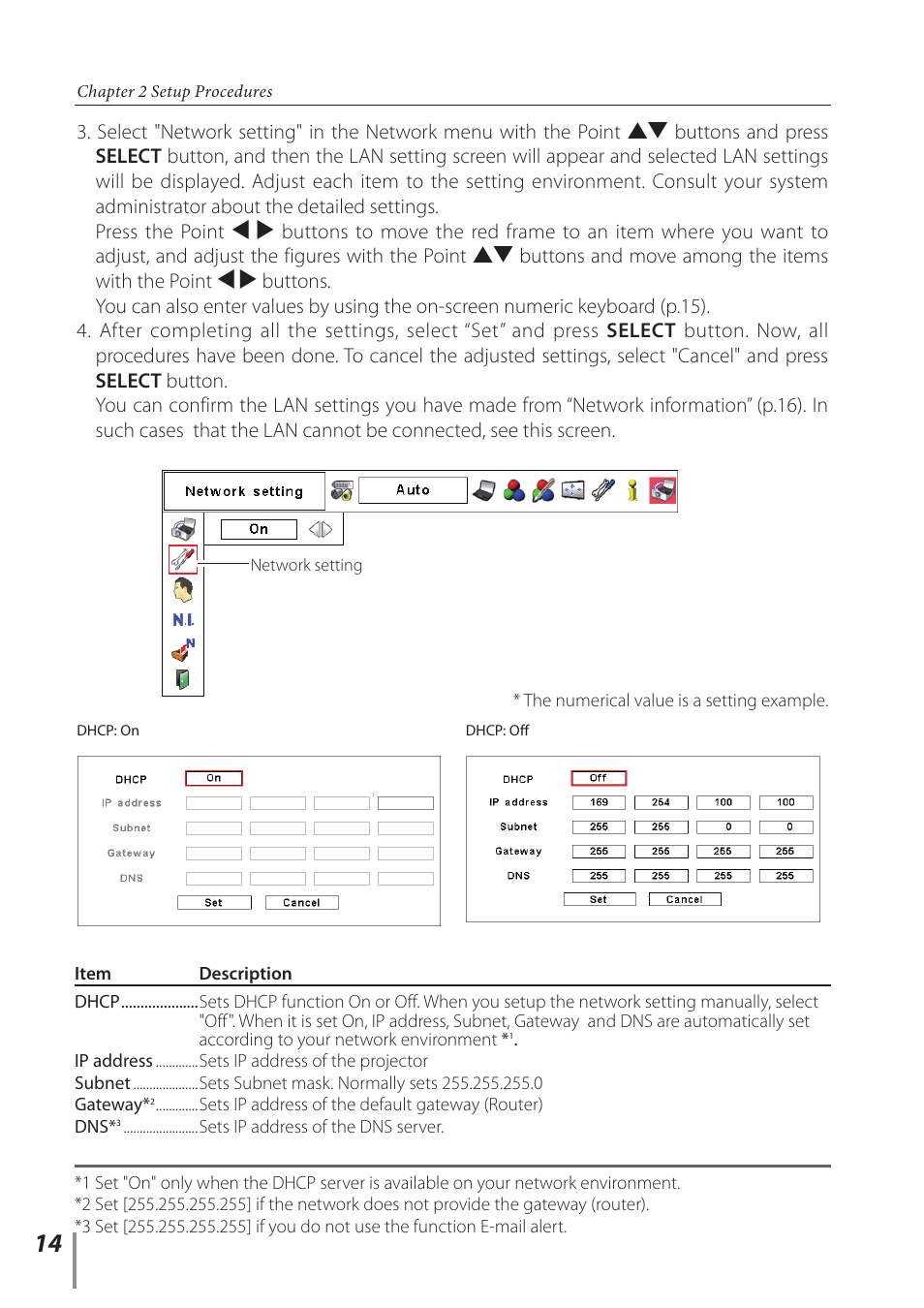 Sanyo Proj05 User Manual | Page 14 / 62