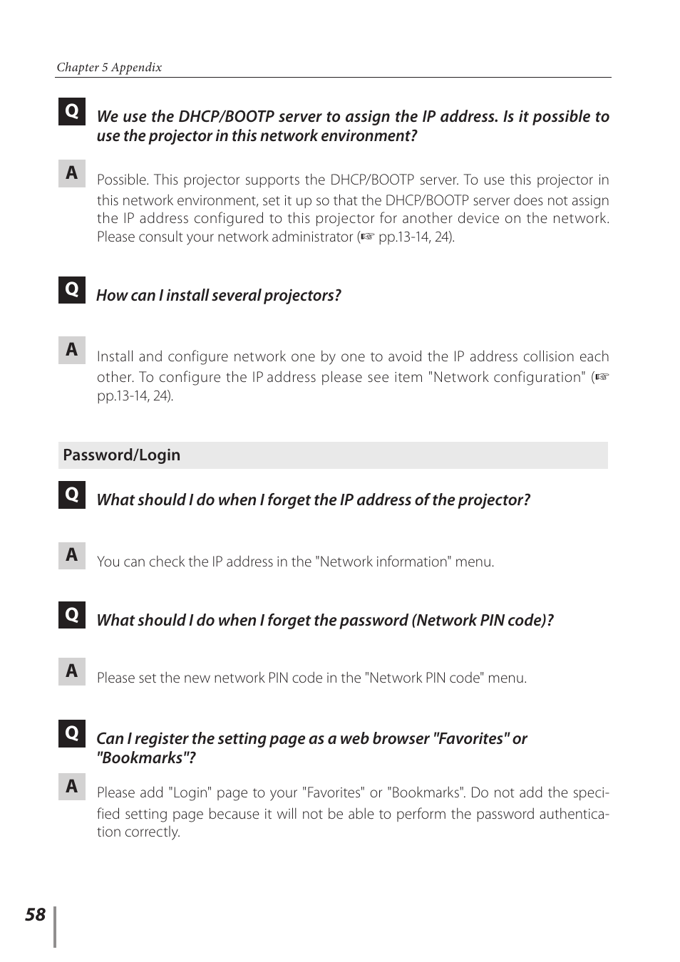 Sanyo Proj05 User Manual | Page 58 / 62