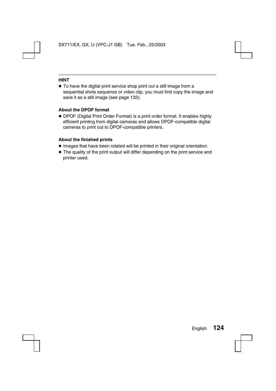 Sanyo VPC-J1 User Manual | Page 127 / 202