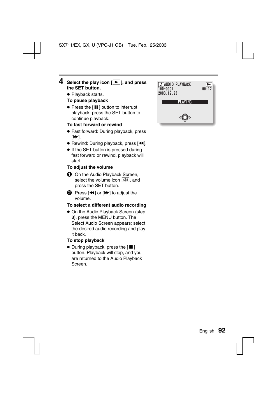 Sanyo VPC-J1 User Manual | Page 95 / 202
