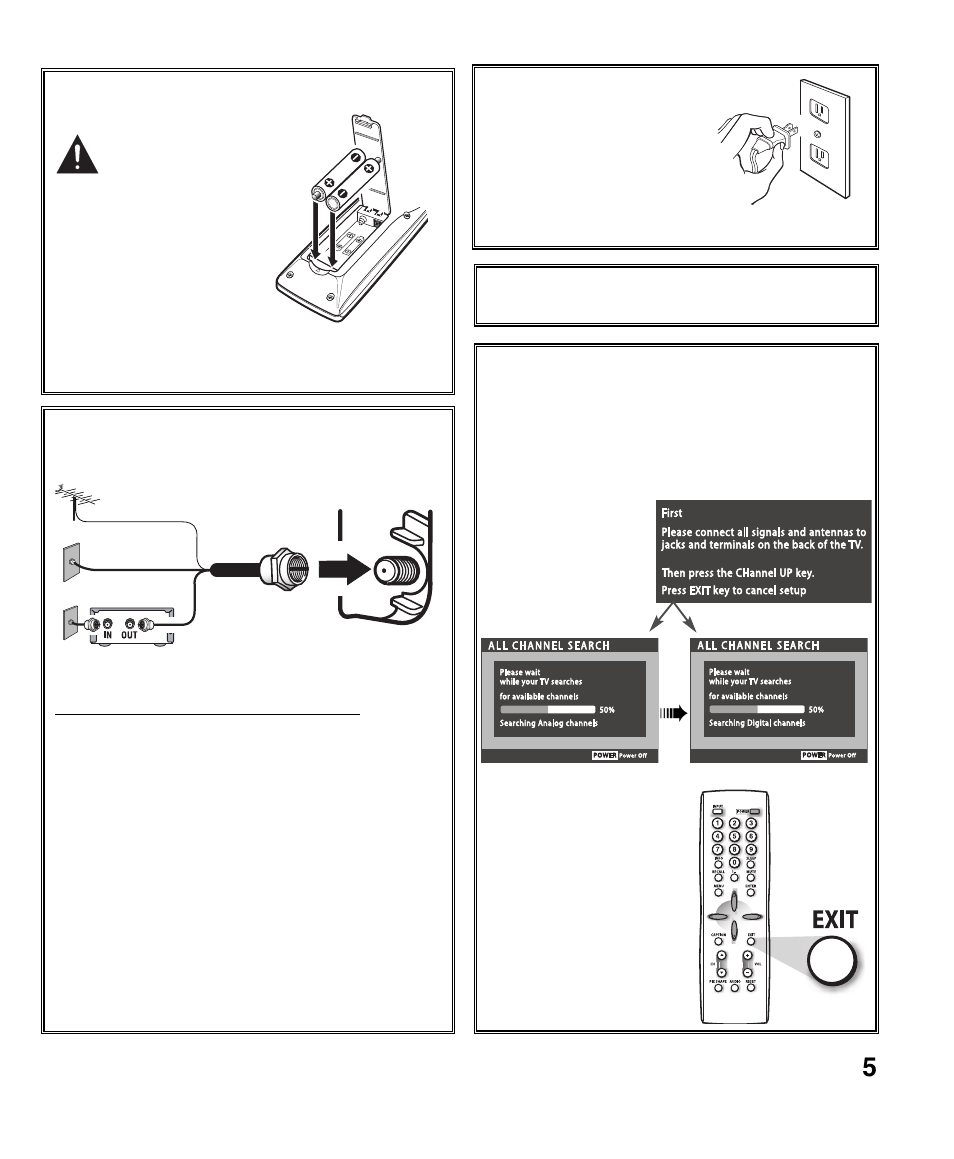 Getting started | Sanyo DP26647 User Manual | Page 5 / 18