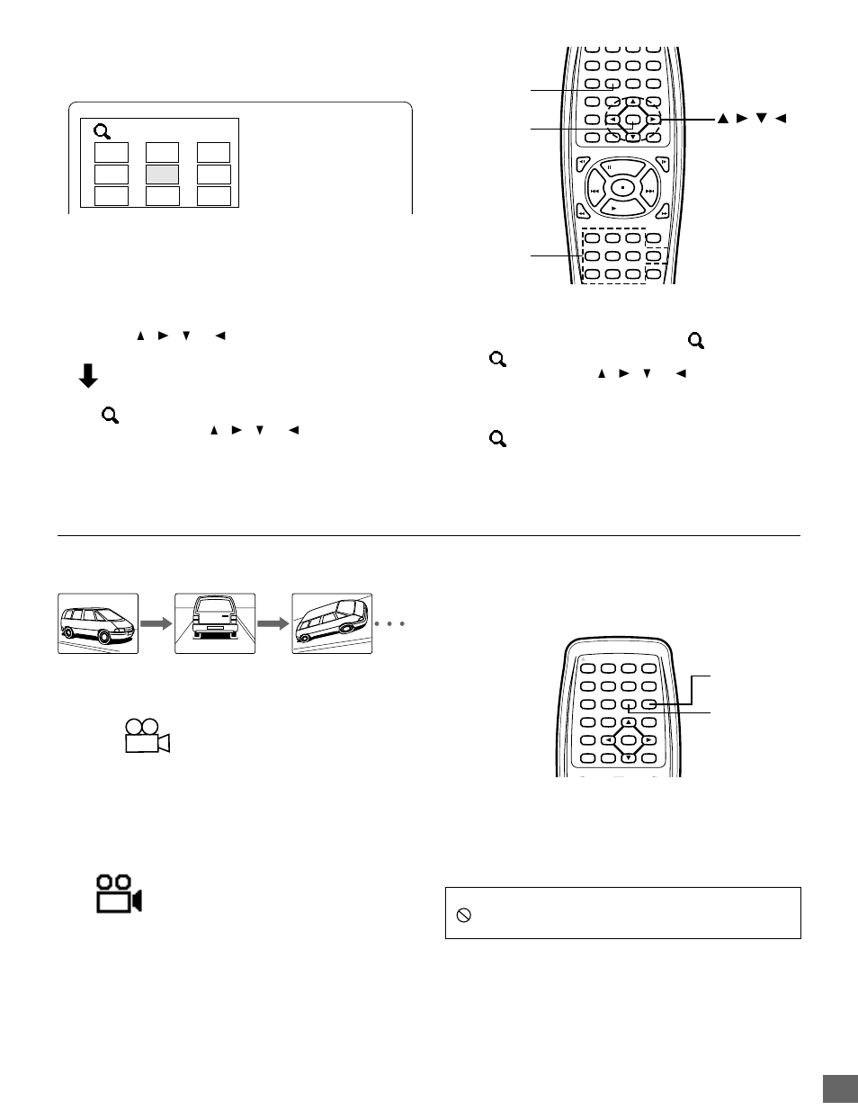 Angle replay, 4, a , 5 , b zoom number button ent, Angle angle replay | Sanyo DVD-SL25 User Manual | Page 19 / 36