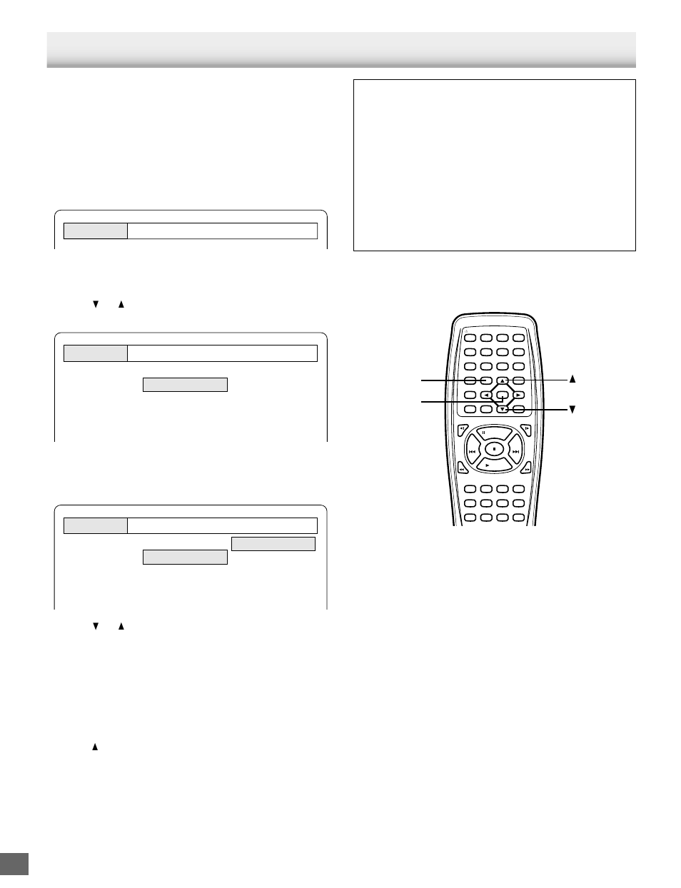 Initial settings, Setting language, Setup ent p o | Sanyo DVD-SL25 User Manual | Page 28 / 36