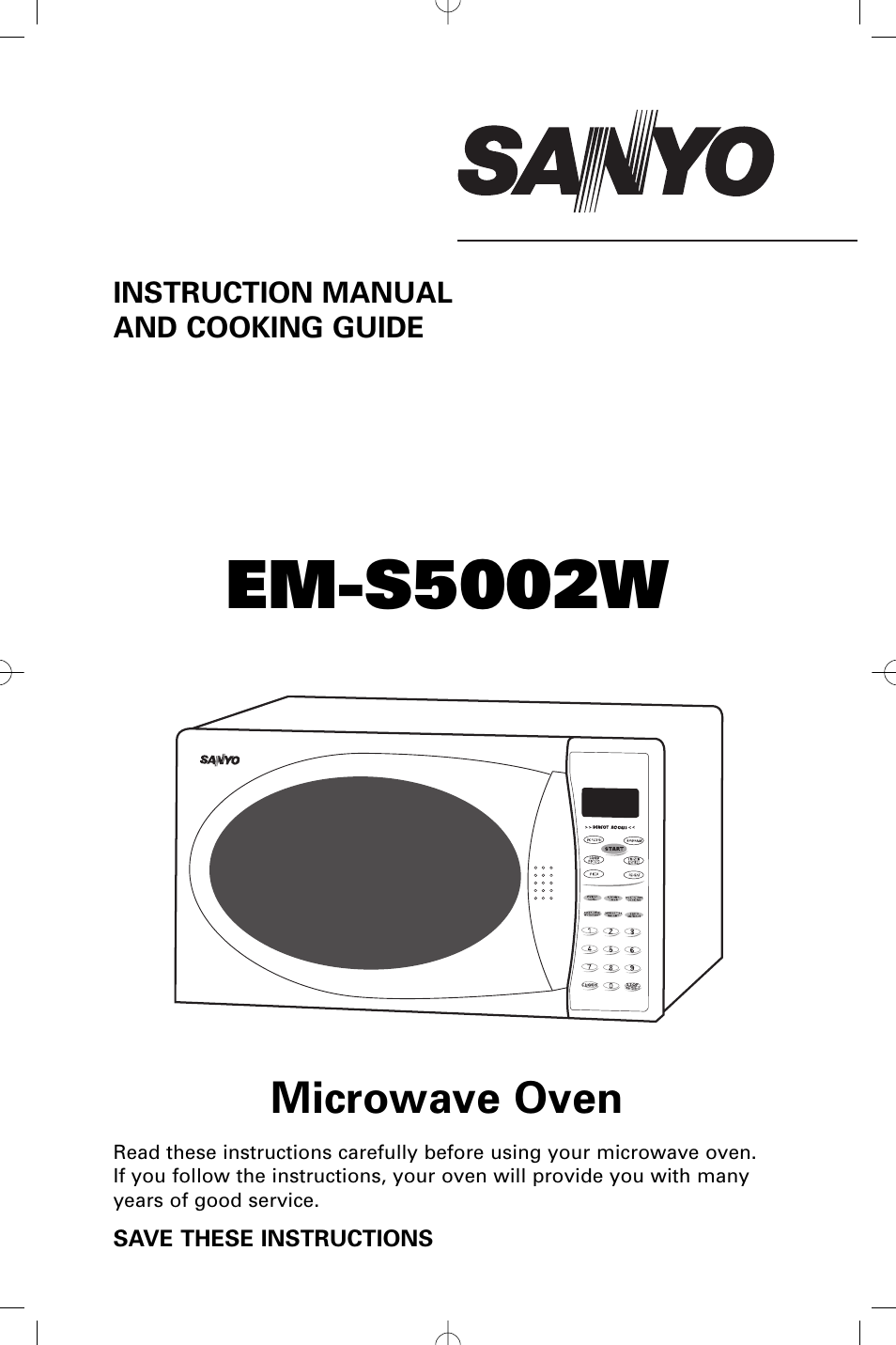 Sanyo EM-S5002W User Manual | 40 pages