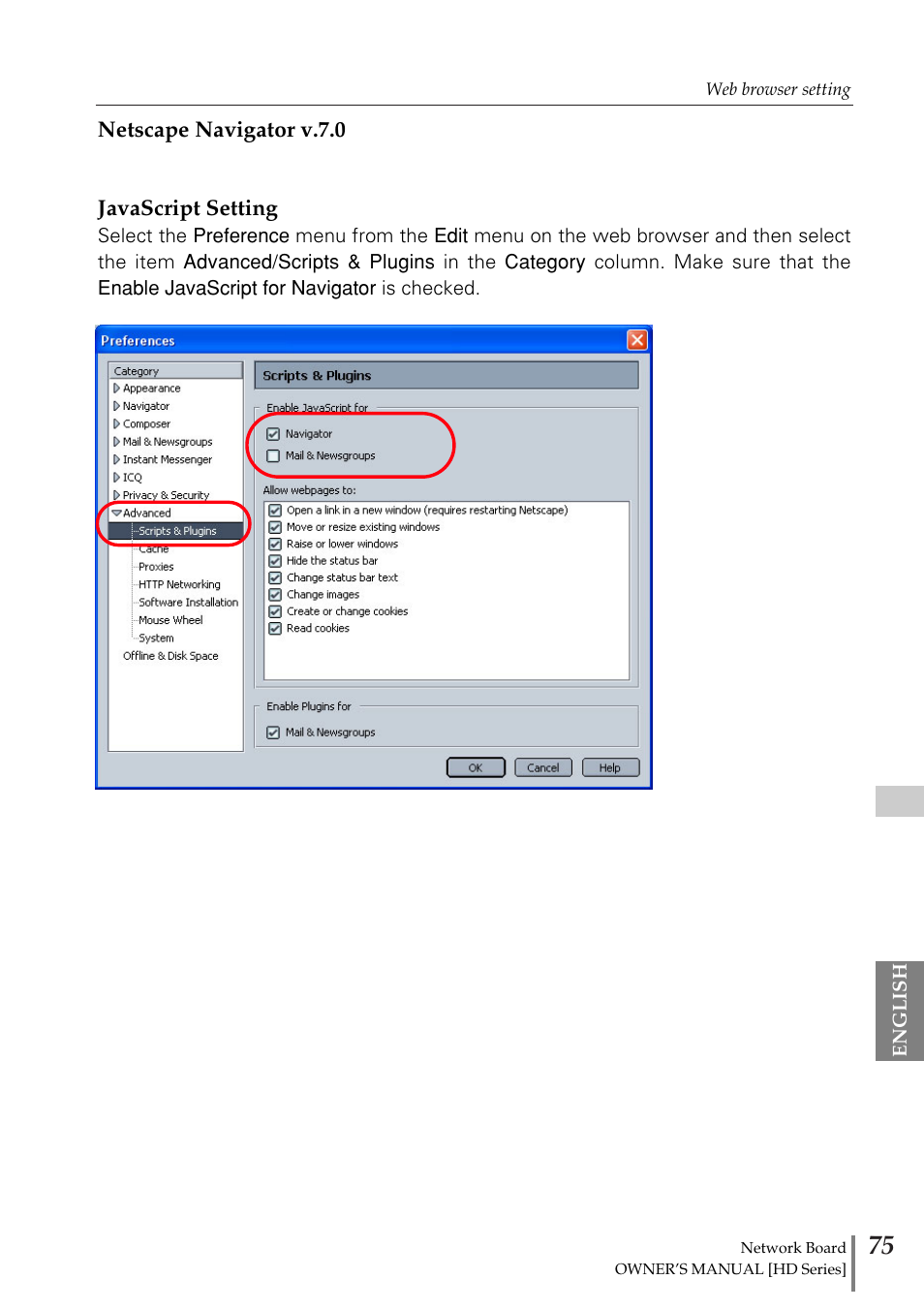 Sanyo POA-MD13NET2 User Manual | Page 75 / 176
