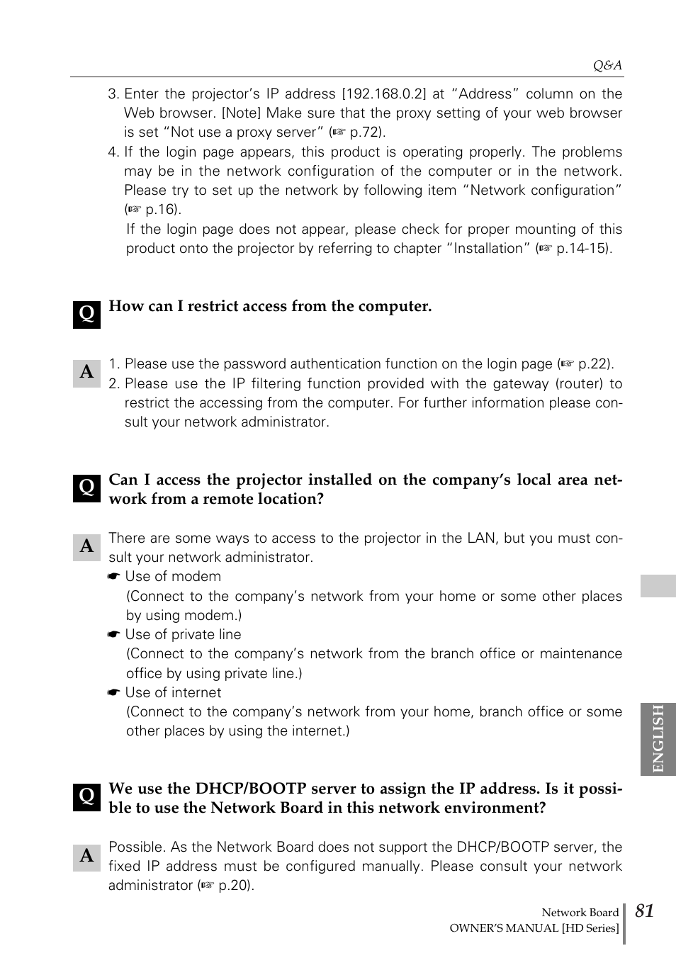 Sanyo POA-MD13NET2 User Manual | Page 81 / 176