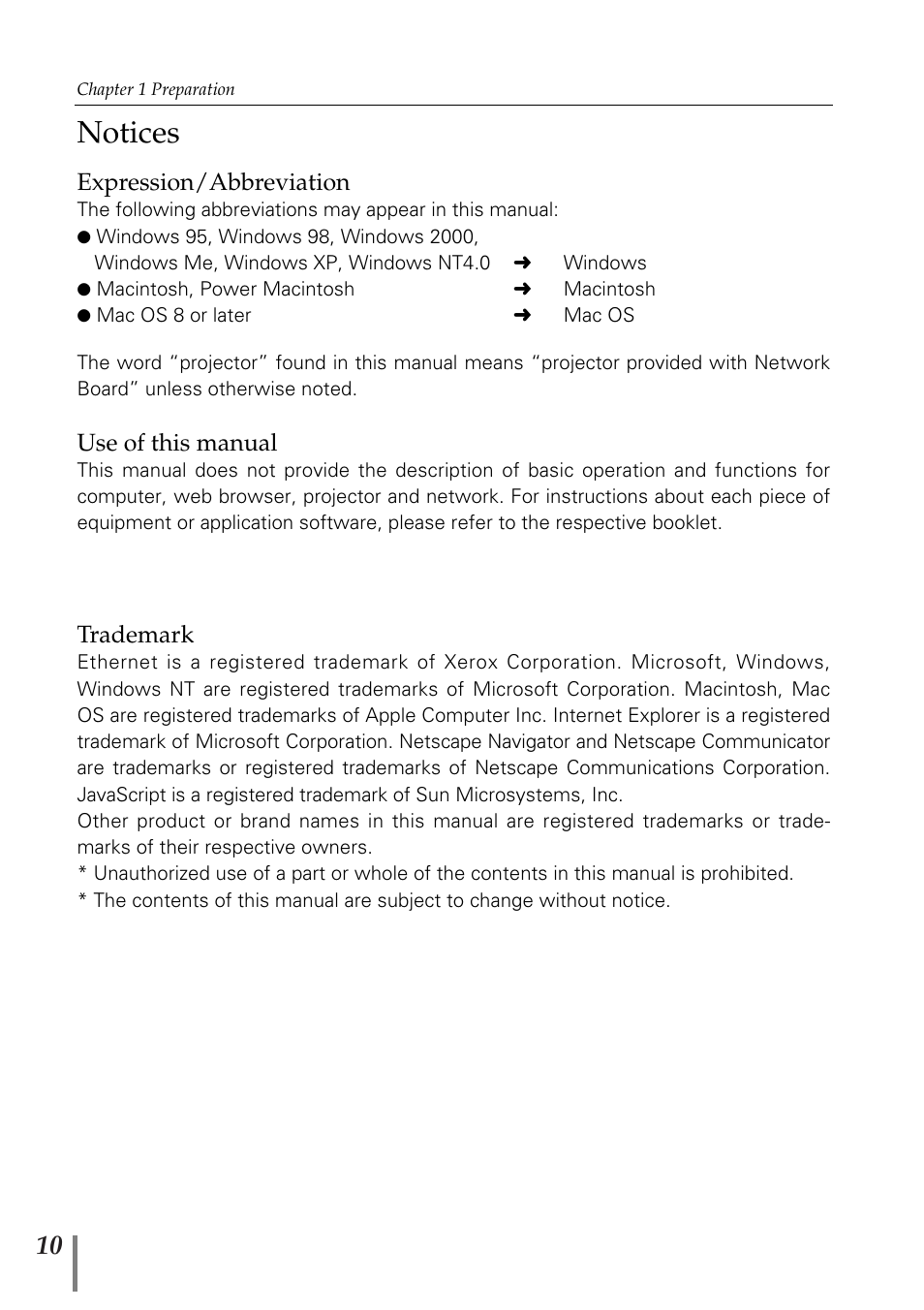 Notices | Sanyo POA-MD13NET2 User Manual | Page 98 / 176