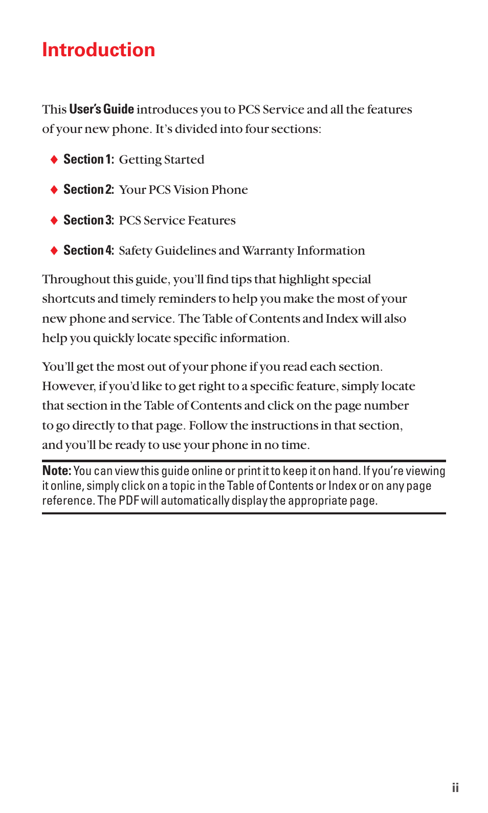 Introduction | Sanyo PCS VISION RL-4920 User Manual | Page 12 / 258