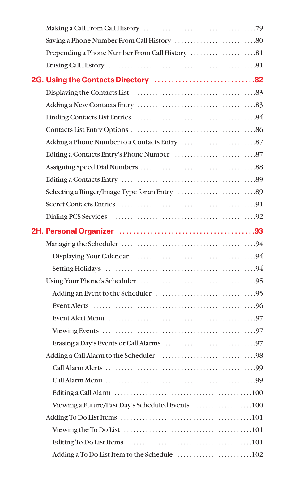 Sanyo PCS VISION RL-4920 User Manual | Page 5 / 258