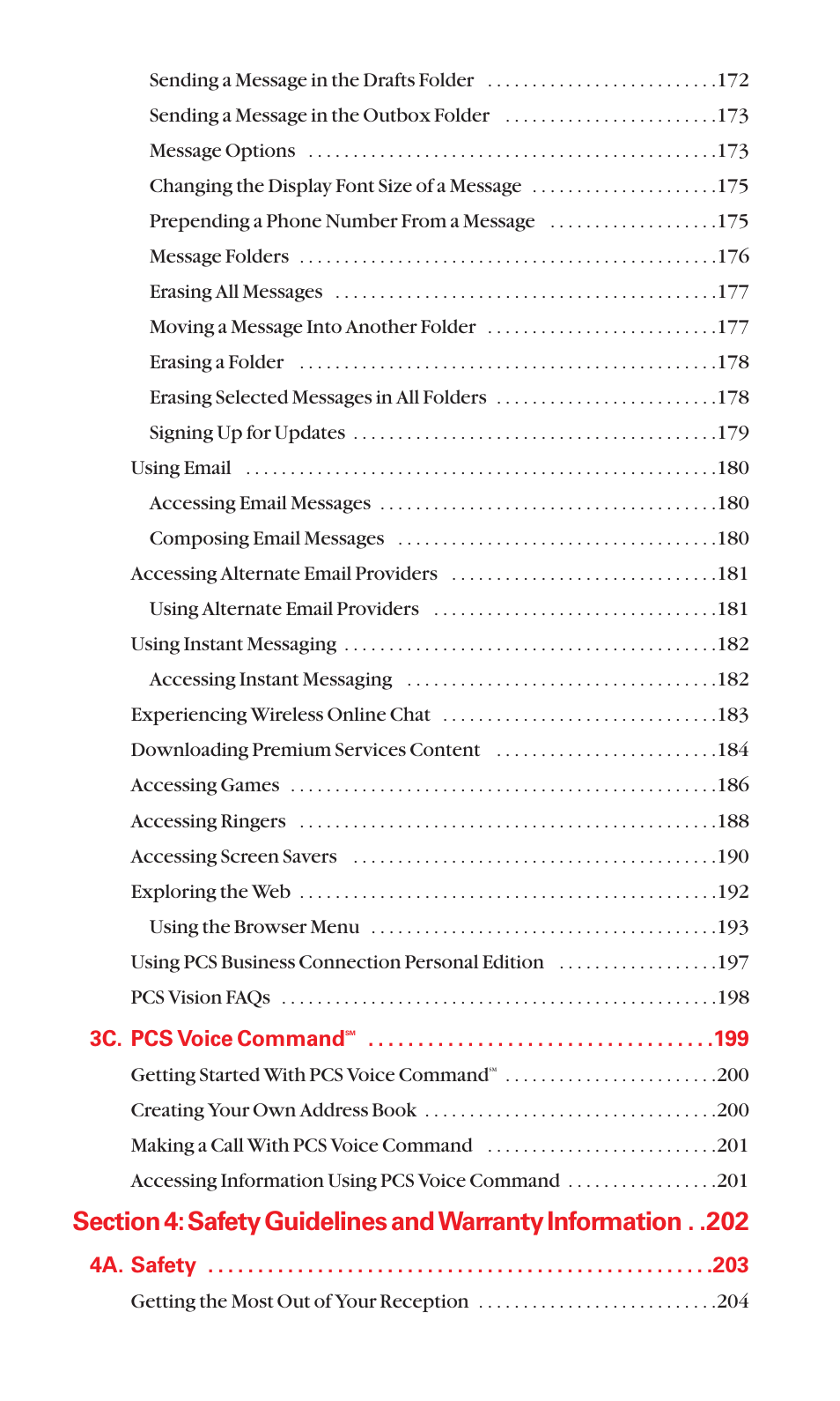 Sanyo PCS VISION RL-4920 User Manual | Page 9 / 258