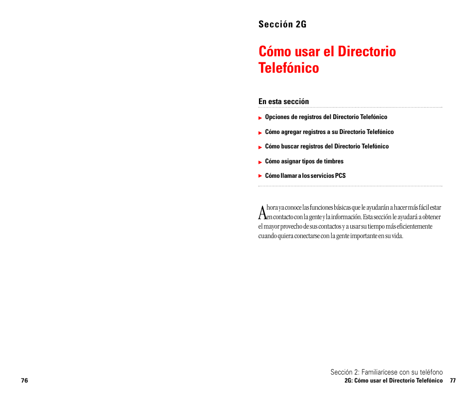Ensajes de correo de voz, Mensajes de correo de voz, Cómo usar el directorio telefónico | Sección 2g | Sanyo SCP 4900 User Manual | Page 145 / 202