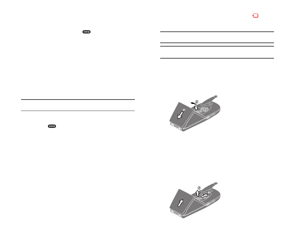 Turning your phone on and off, Using the battery | Sanyo SCP 4900 User Manual | Page 16 / 202