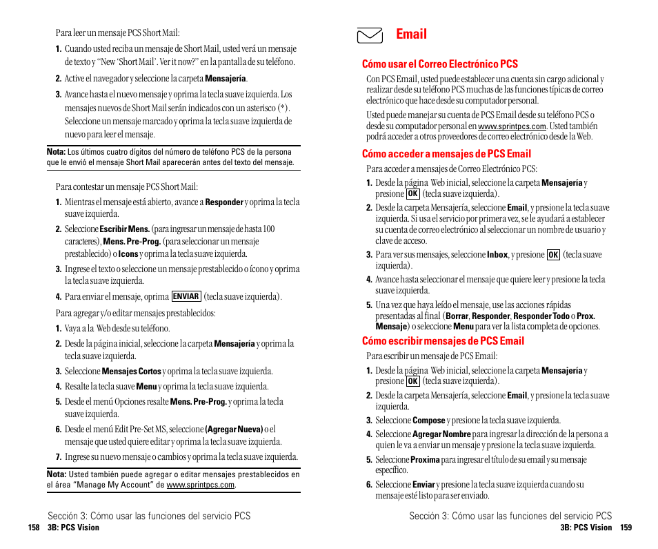 Email | Sanyo SCP 4900 User Manual | Page 186 / 202