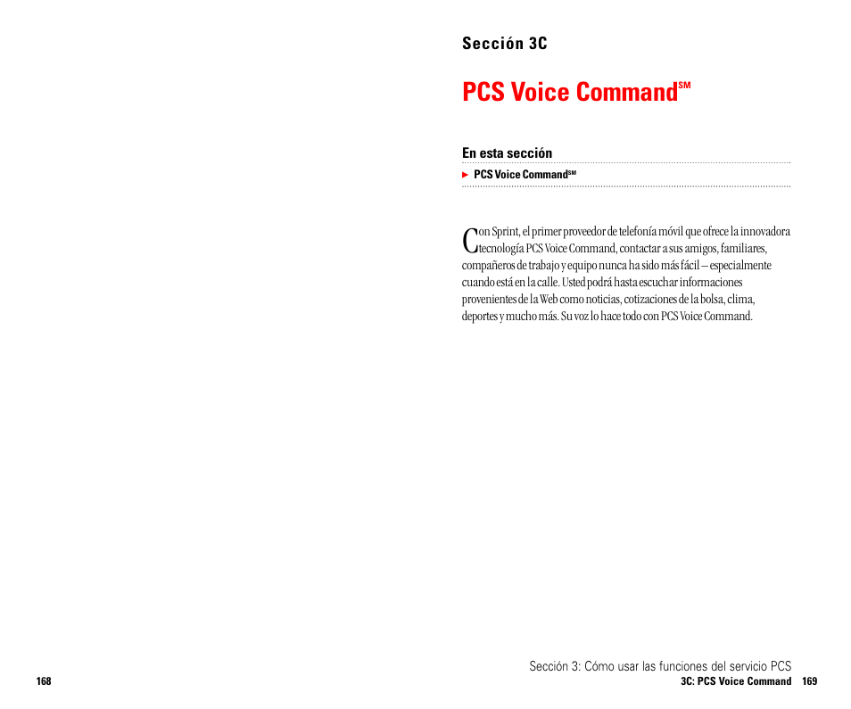 Pcs voice command | Sanyo SCP 4900 User Manual | Page 191 / 202