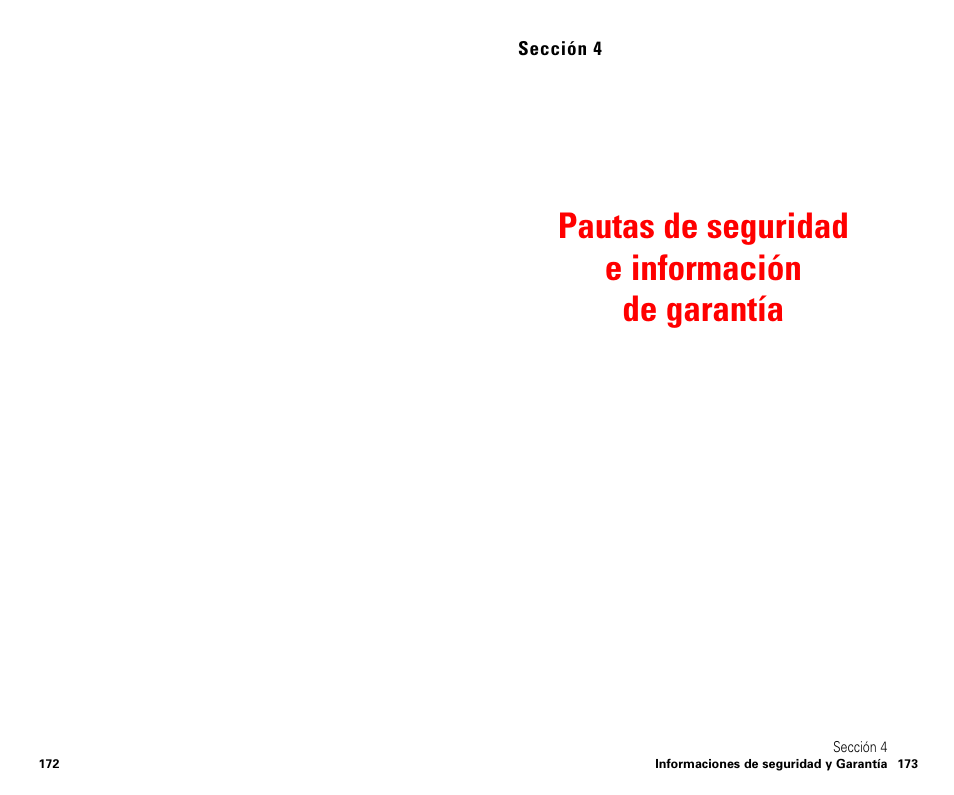 Pautas de seguridad e información de garantía | Sanyo SCP 4900 User Manual | Page 193 / 202