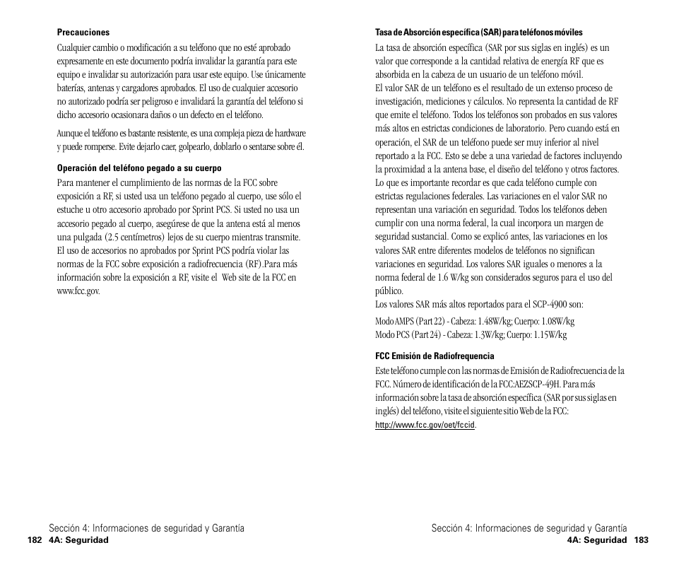 Sanyo SCP 4900 User Manual | Page 198 / 202