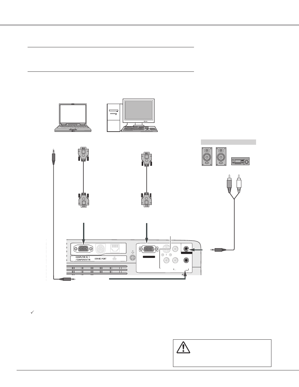 Connecting to a computer, Installation | Sanyo PLC-WXE45 User Manual | Page 14 / 71