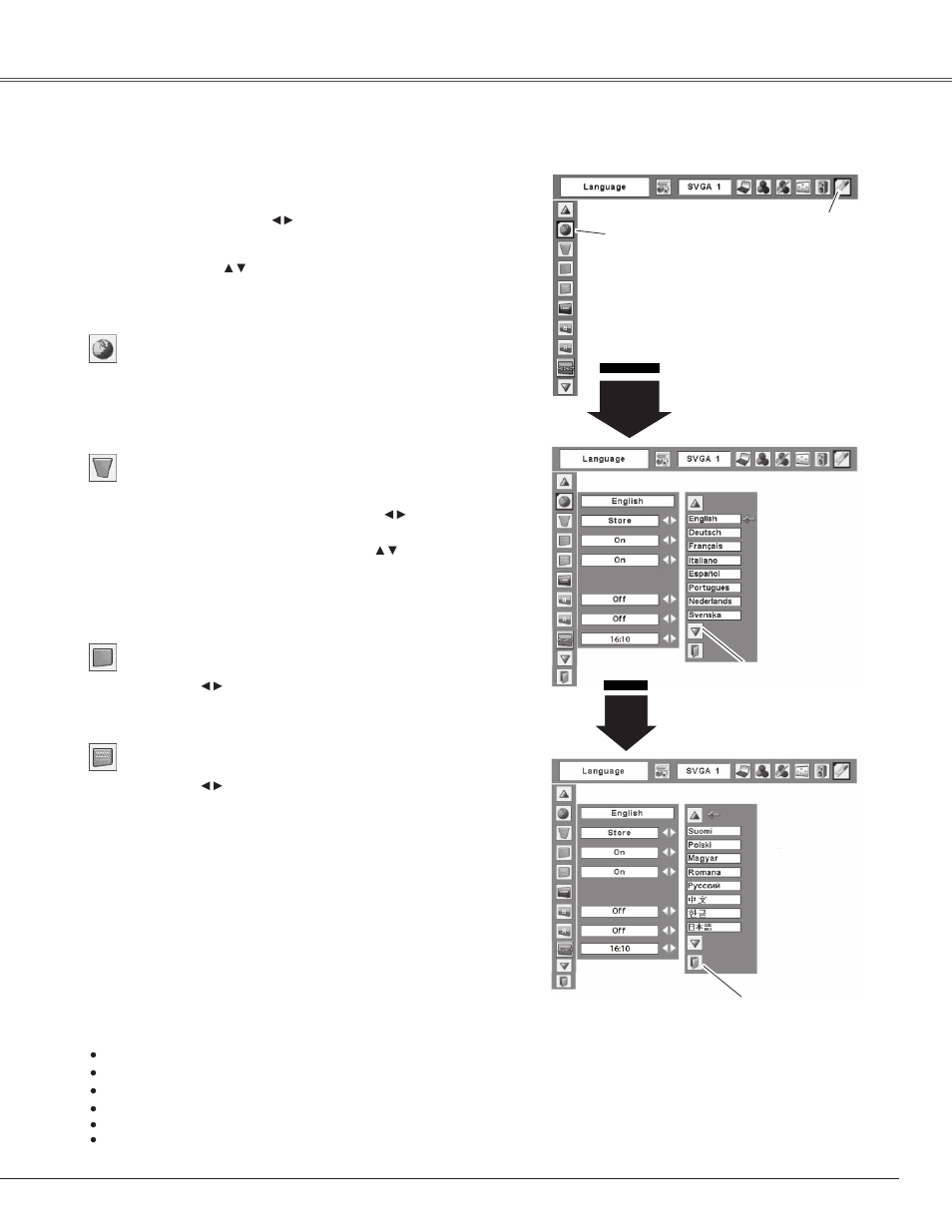 Setting, Settin, 41 setting | Sanyo PLC-WXE45 User Manual | Page 41 / 71