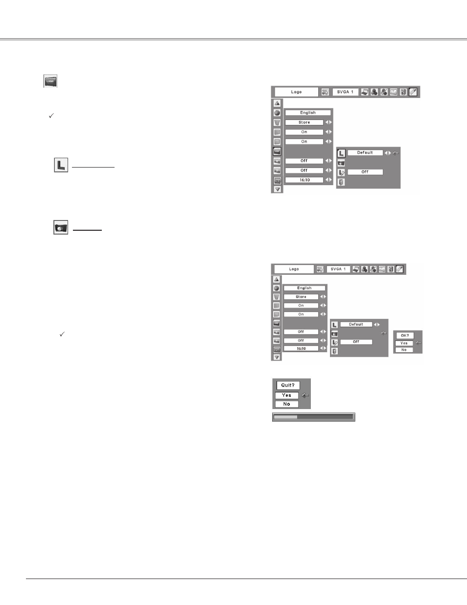 Setting | Sanyo PLC-WXE45 User Manual | Page 42 / 71