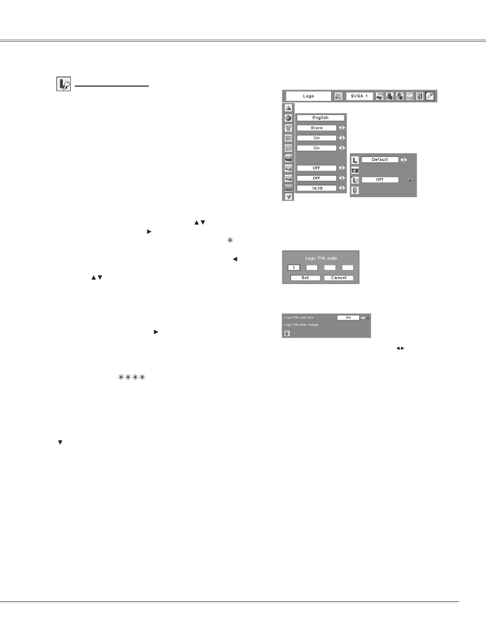 Setting | Sanyo PLC-WXE45 User Manual | Page 43 / 71