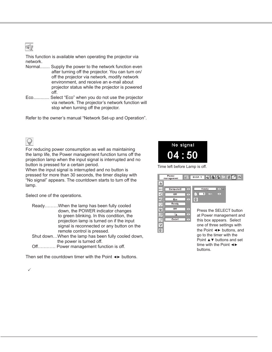 Settin | Sanyo PLC-WXE45 User Manual | Page 45 / 71