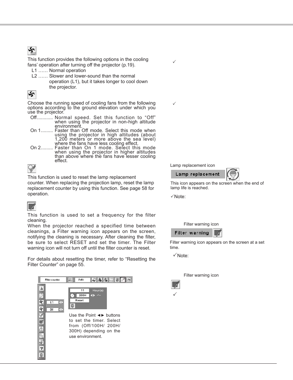 Settin | Sanyo PLC-WXE45 User Manual | Page 49 / 71