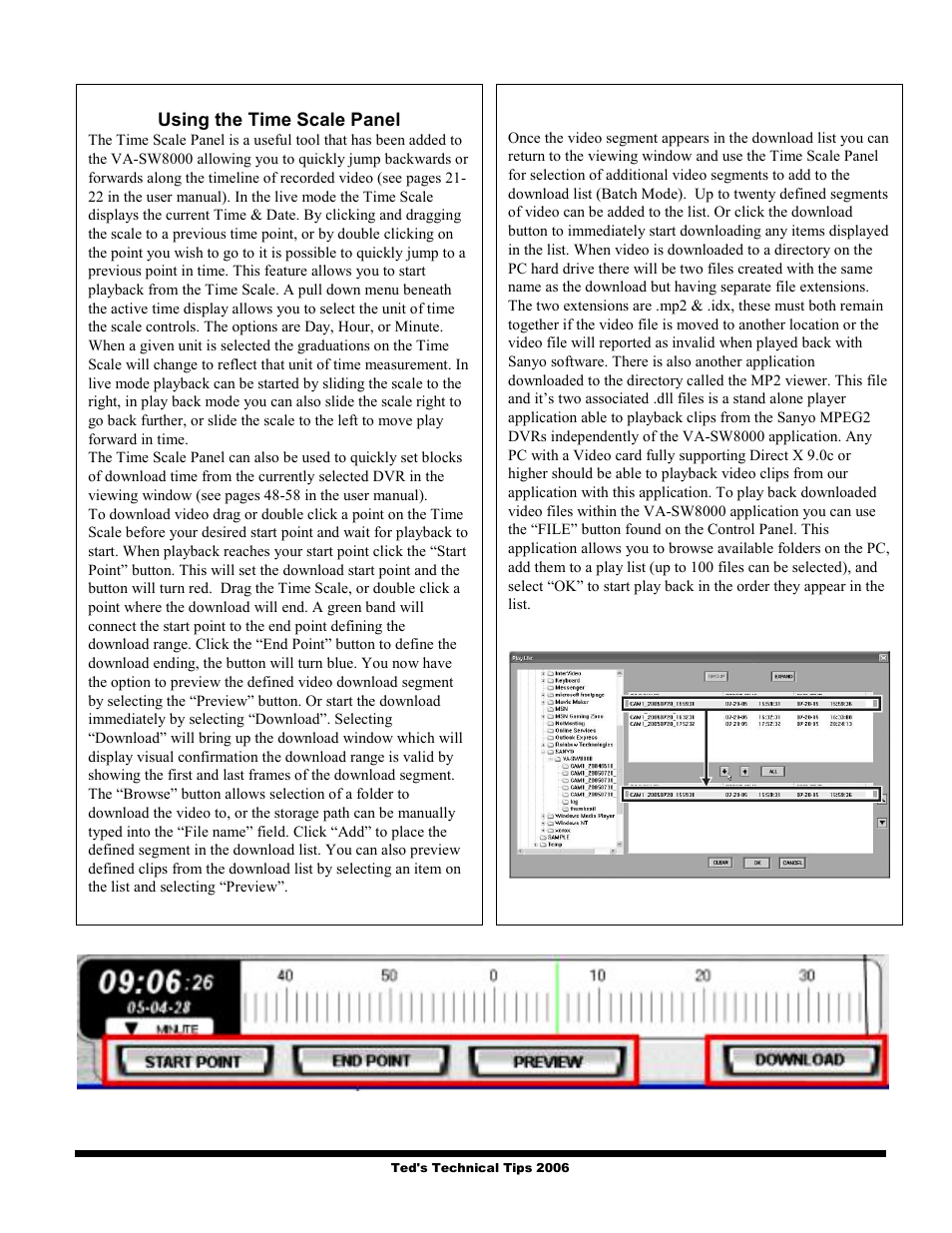 Sanyo DVRS VA-SW8000 User Manual | Page 2 / 3