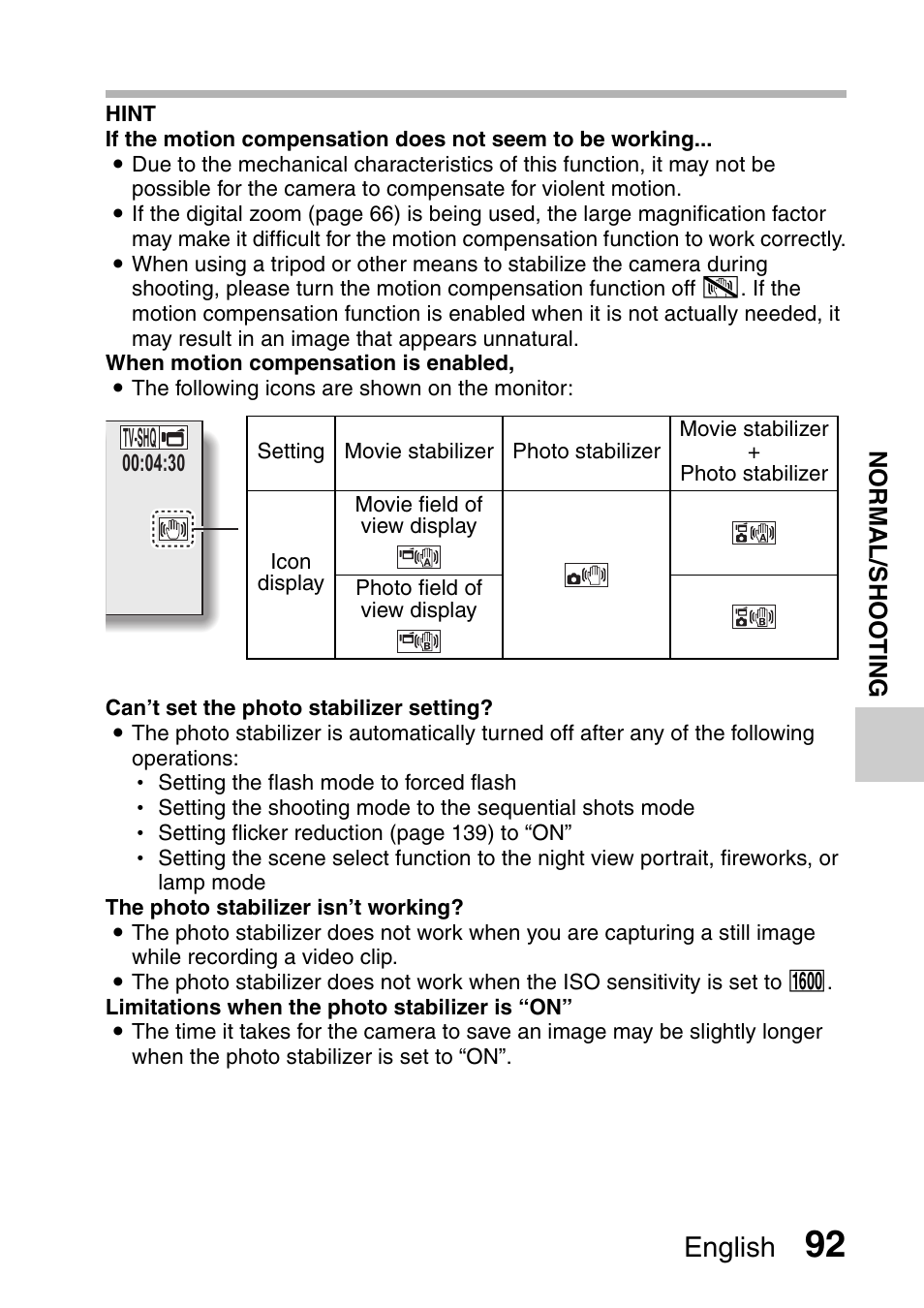 English | Sanyo Xacti VPC-E2 User Manual | Page 109 / 215
