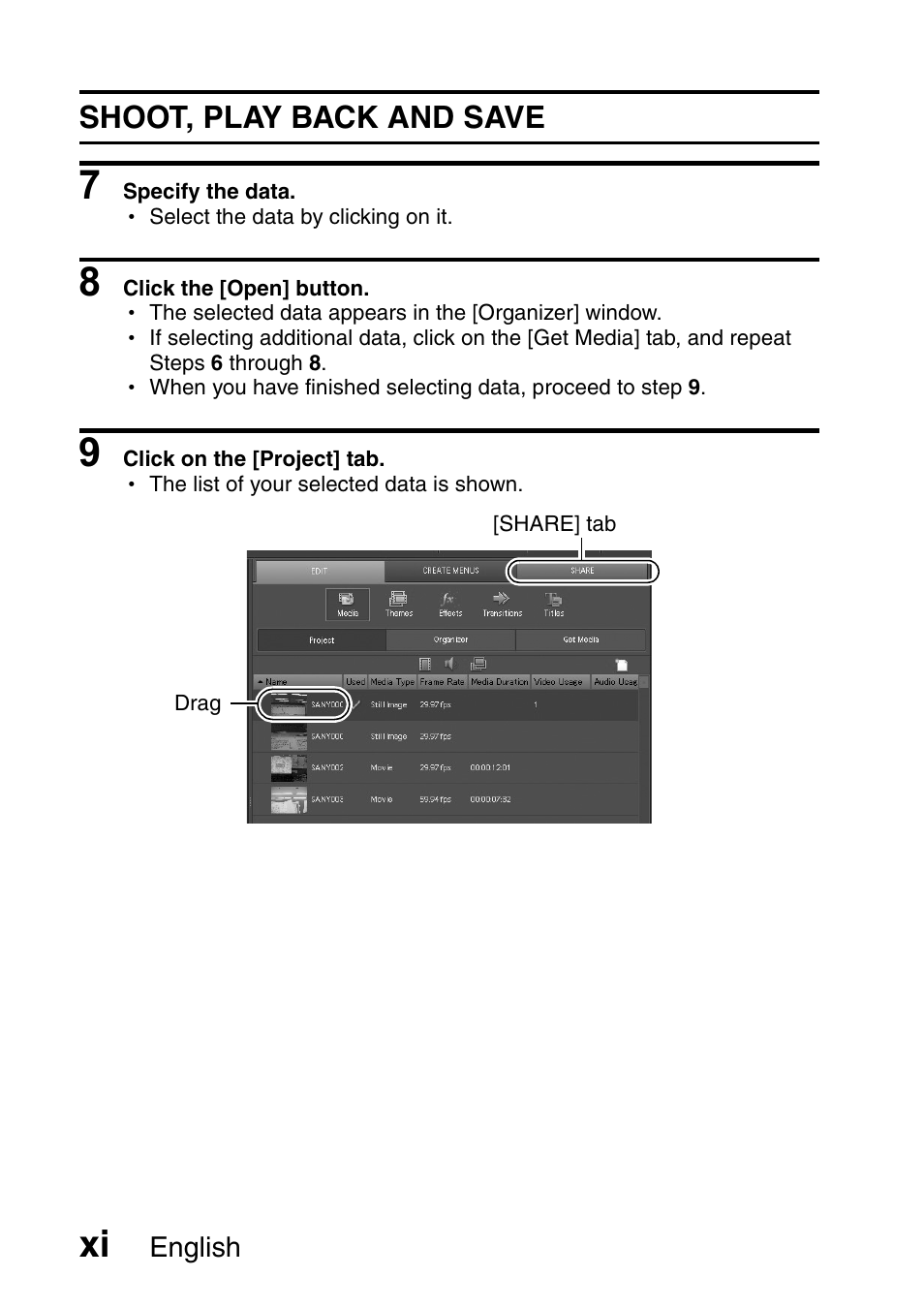 Sanyo Xacti VPC-E2 User Manual | Page 12 / 215