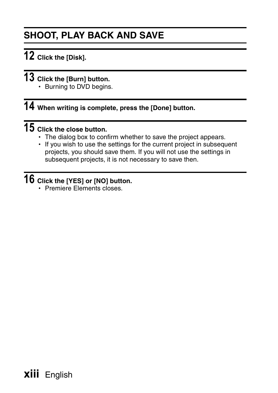 Xiii | Sanyo Xacti VPC-E2 User Manual | Page 14 / 215