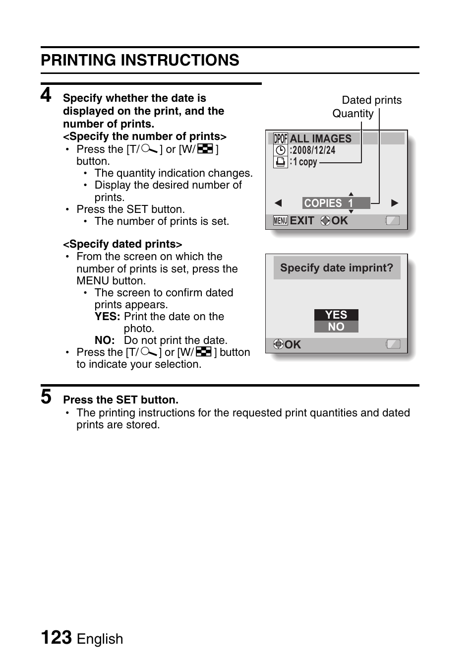 Printing instructions, English | Sanyo Xacti VPC-E2 User Manual | Page 140 / 215