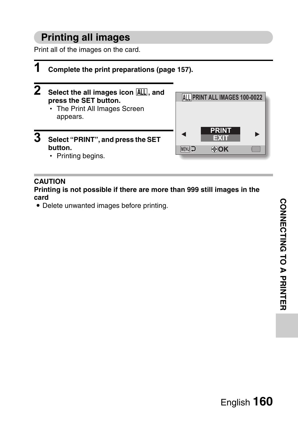 Printing all images | Sanyo Xacti VPC-E2 User Manual | Page 177 / 215