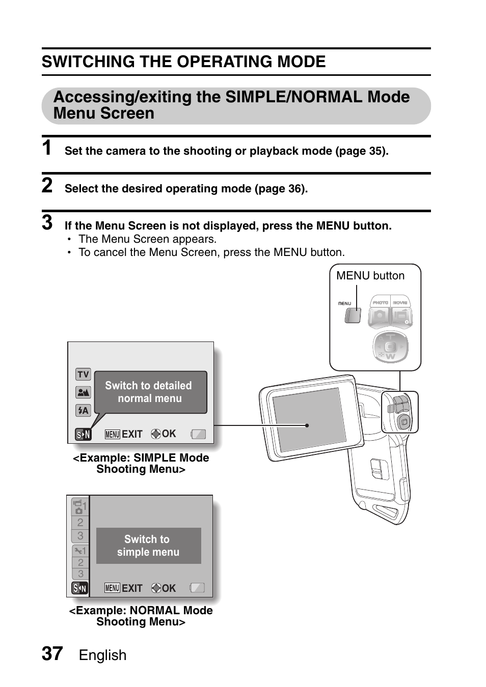 English | Sanyo Xacti VPC-E2 User Manual | Page 54 / 215