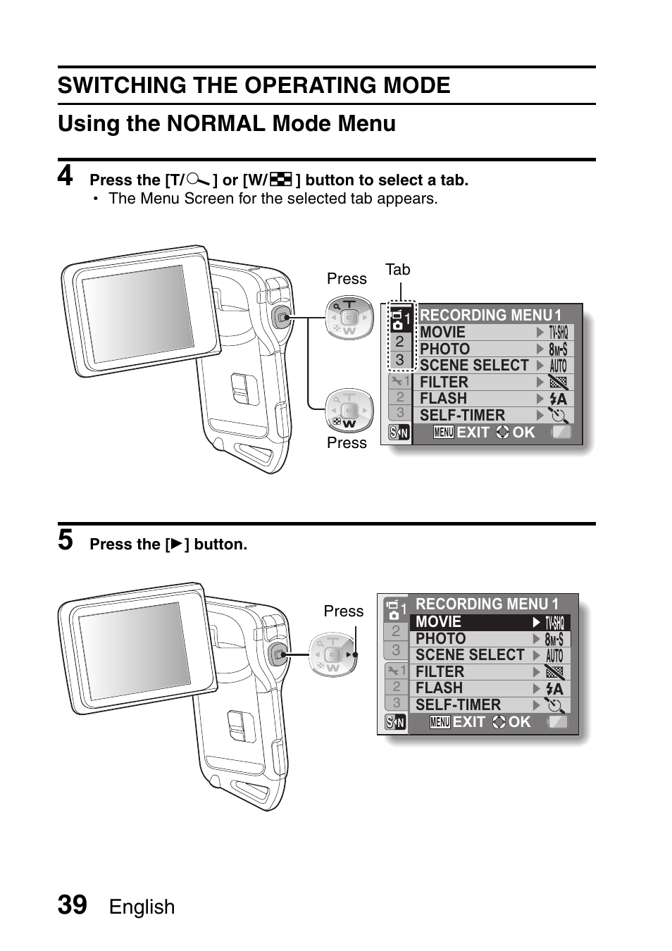 English | Sanyo Xacti VPC-E2 User Manual | Page 56 / 215