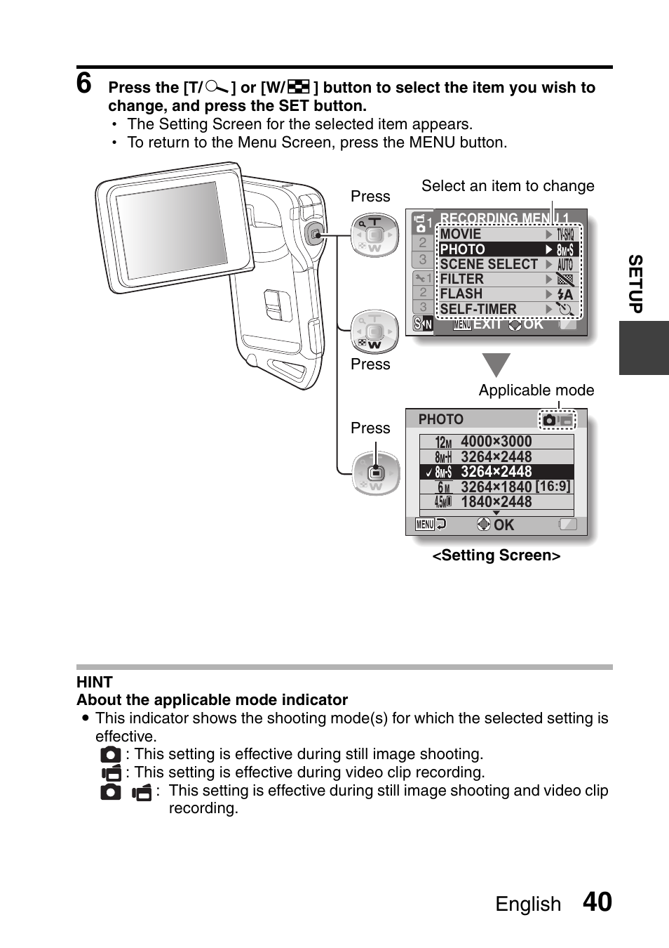 English | Sanyo Xacti VPC-E2 User Manual | Page 57 / 215