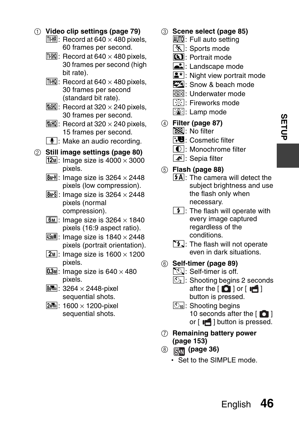 English | Sanyo Xacti VPC-E2 User Manual | Page 63 / 215