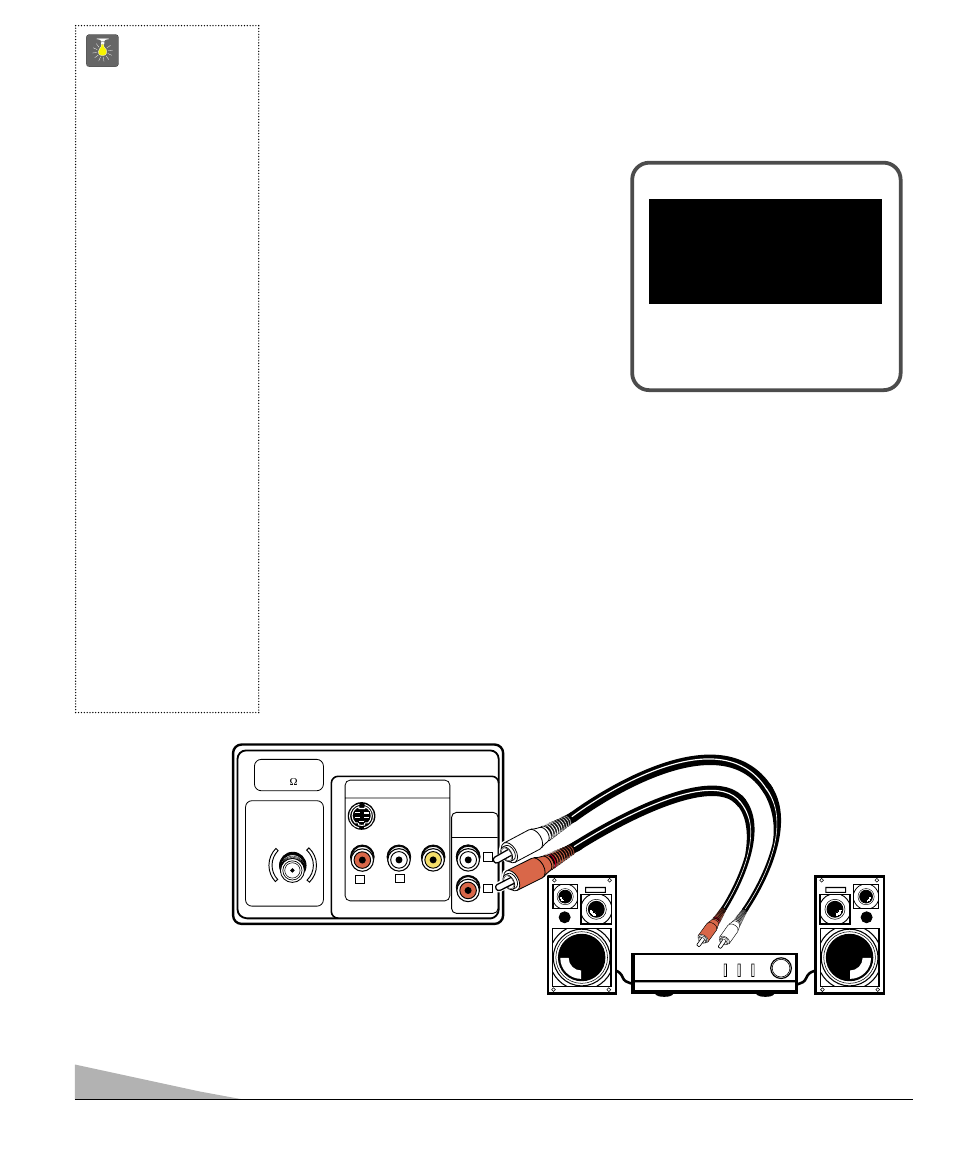 Utilisation des prises de sortie audio, Remise à l'état initial du téléviseur, Conseils | Sanyo DS31590 User Manual | Page 34 / 68