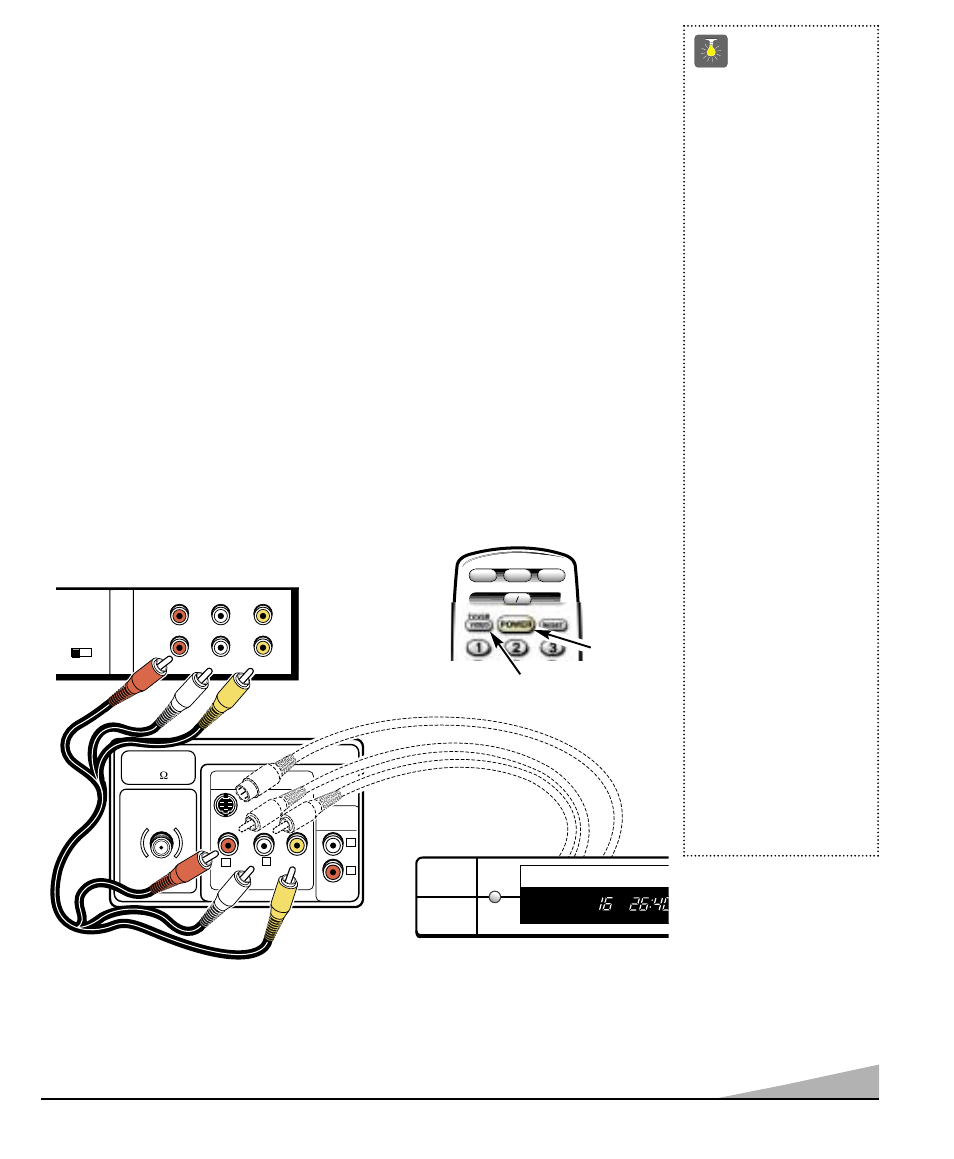 Usando las entradas de audio/video | Sanyo DS31590 User Manual | Page 57 / 68