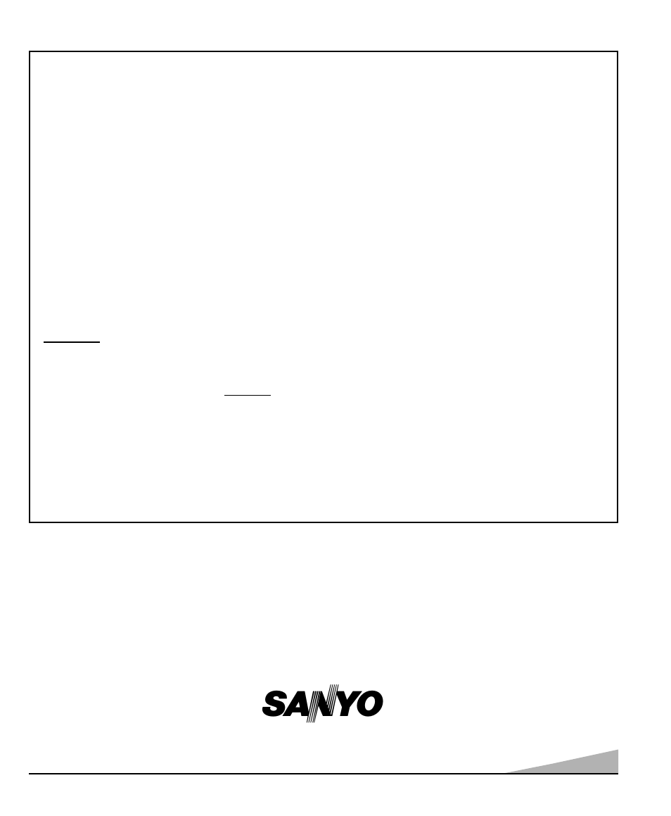 Garantía, estados unidos y canadá | Sanyo DS31590 User Manual | Page 67 / 68