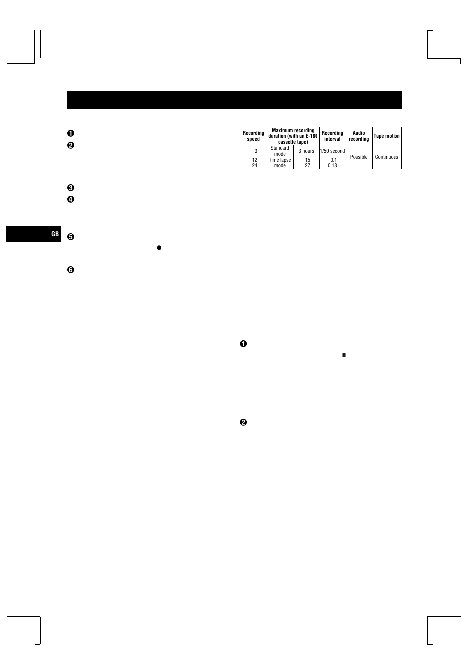 Normal recording | Sanyo TLS-224P User Manual | Page 12 / 31